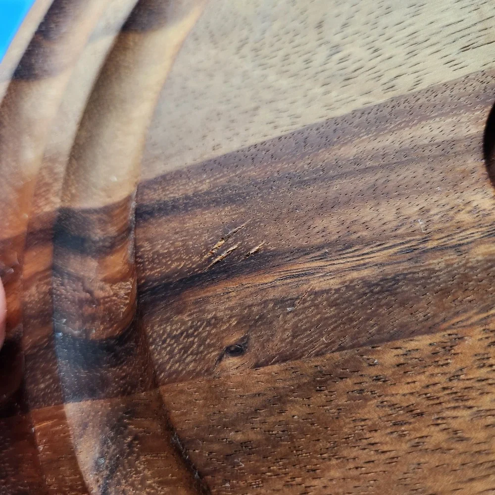 Ironwood Gourmet Acacia Wood Olive Appetizer Tray